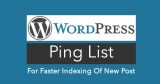 لیست Ping List وردپرس 2017