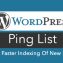 لیست Ping List وردپرس 2017